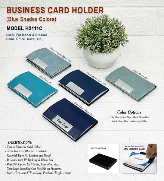 Business Visiting Card Holder H2111C- Blue