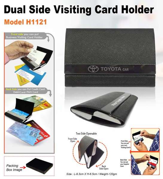 Dual Visiting Card Holder H1121