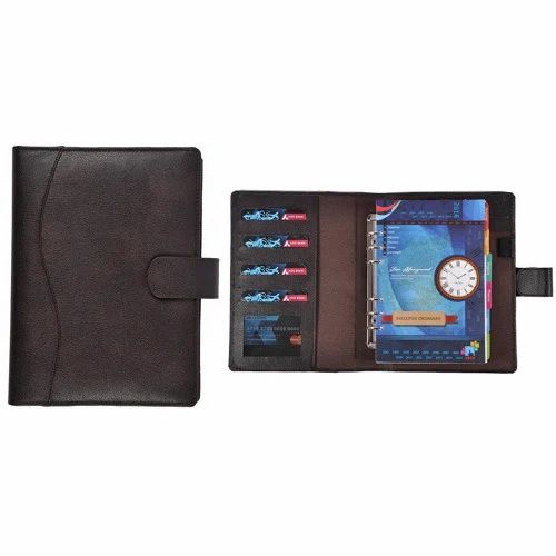 Leather Organizer With Diar