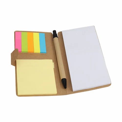 M 02 Eco Friendly Notepad with Stick ynotes for Tabletop