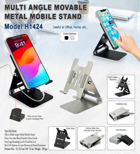 Multi Angles Metal Mobile Stand H1424