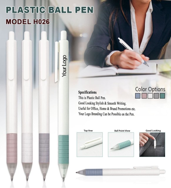 Plastic Ball Pen H026