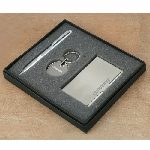 Steel Finish 3 In 1 Gift Combo Set