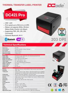 Dcode Thermal Transfer Label Printer, DC421 Pro