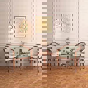 Florence Lounge Chair in Monochrome Paisley Colour FNSTCH11TK30003