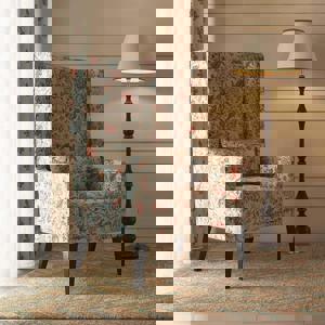 Morgen Lounge Chair in Calico Print Colour FNSTCH51CN30202