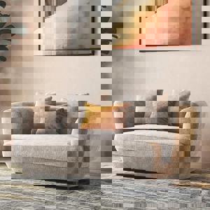 Brie 2 Seater Fabric Sofa In Turtledove Beige FNSF51BRTBA139330002