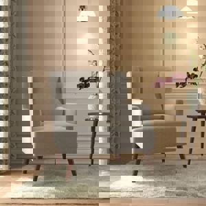 Brando Arm Chair in  Vapour Grey  Colour