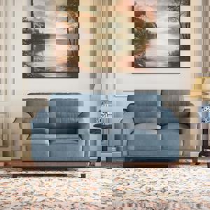 Colby 2 seater Fabric Sofa in Ocean Weave