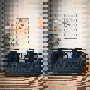 Ezra 3 Seater Sofa in Sapphire Colour