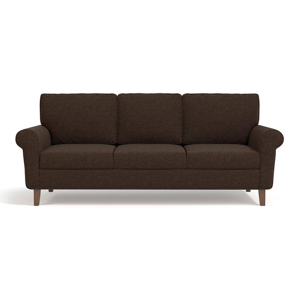 Oxford 3 Seater Fabric Sofa in Mocha Colour
