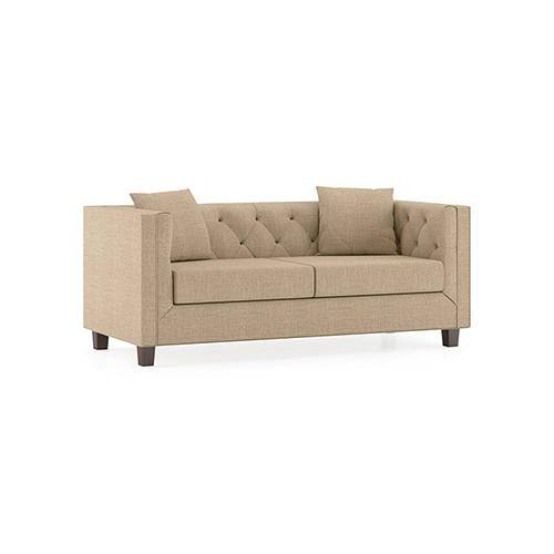 Windsor Luxe 2 Seater Fabric Sofa in Sandshell Beige Colour