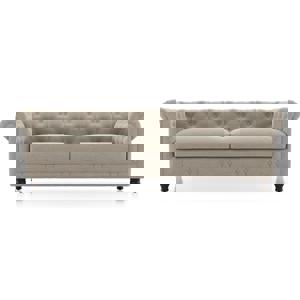 Winchester Essential 3 Seater Fabric Sofa In Oyster Beige