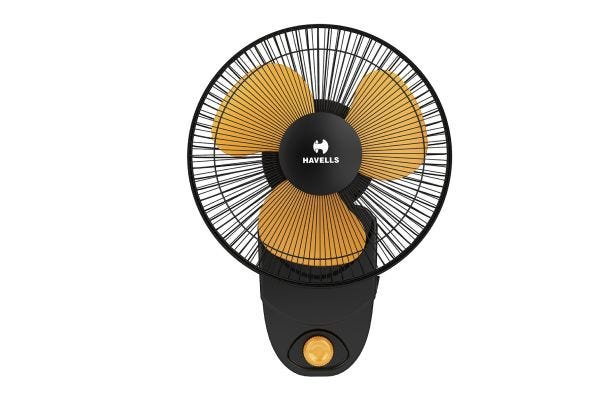 Candy HS Wall Fan 230 mm (Black Yellow) (FHWCAHSBLY09)