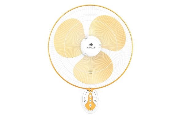 Platina BLDC Wall Fan 400 mm (White Yellow) (FHWPCPTWHY16)