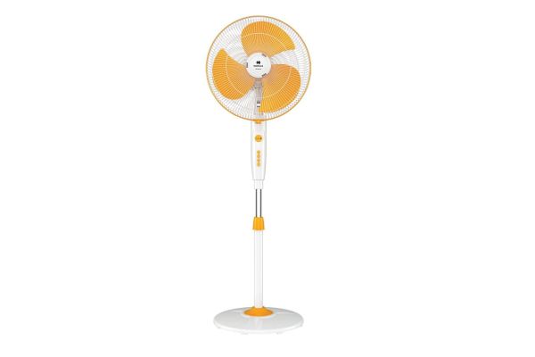 Trendy Pedestal Fan 400 mm (White Yellow) (FHSTRHSWHY16)