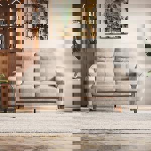 Ronan 2 Seater Fabric Sofa In Beige Colour FNSF51RABE130002