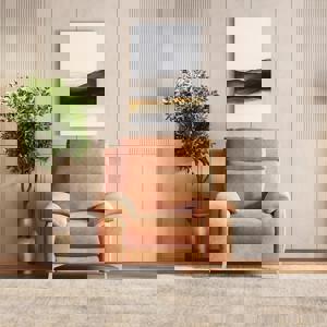 Emila 1 Seater Fabric Sofa In Amber Weave Colour FNSF51ELAW130001