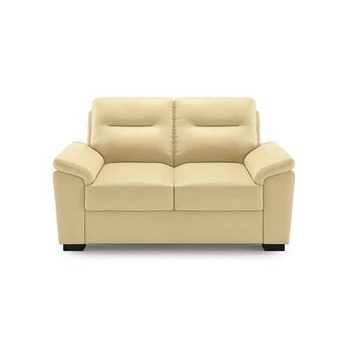 Adelaide 2 Seater Leatherette Sofa in Cream Colour FNSF53ADCR30002