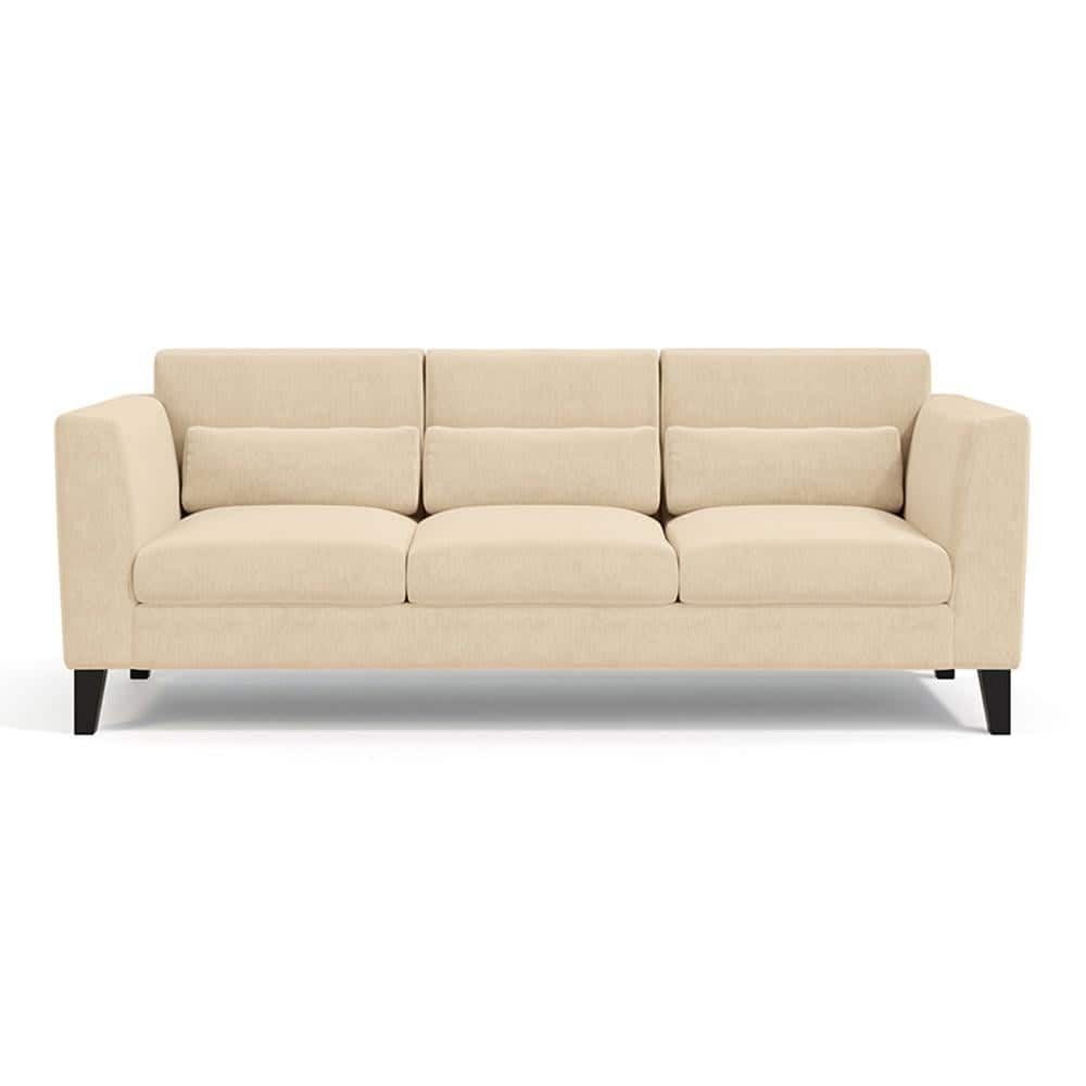 Lewis 3 Seater Fabric Sofa in Birch Beige Colour FNSF51LSBB30R03SAAAA