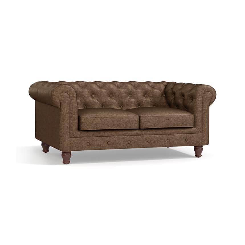 Winchester Sofa Set (Colour : Mocha Brown , Seater : 2+1+1) FNSF51WCMC30211