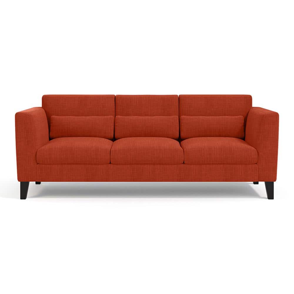 Lewis Sofa Set (Colour : Lava, Cushion : Soft, Seater : 3+2+1) FNSF51LSLA30R0S00321