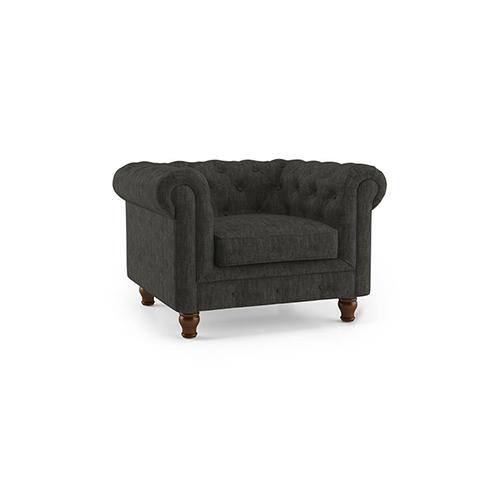 Winchester Essential 1 Seater Fabric Sofa in Graphite Colour FNSF51WCGG30001