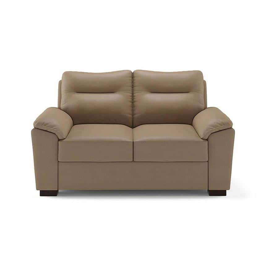 Adelaide 2 Seater Leatherette Sofa in Cappuccino Colour FNSF53ADCP30002