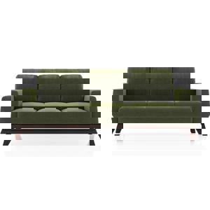 Granada Sofa Set (Colour : Moss Green , Seater : 3+1+1) FNSF51GNMG30311