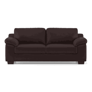 Esquel 3 Seater Leatherette Sofa in Chocolate Colour FNSF53EQCL30003
