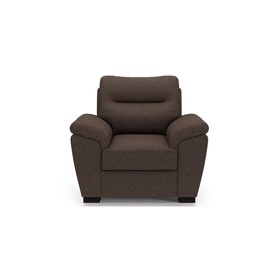 Adelaide Essential 1 Seater Fabric Sofa in Mocha Colour FNSF51ABMC30001
