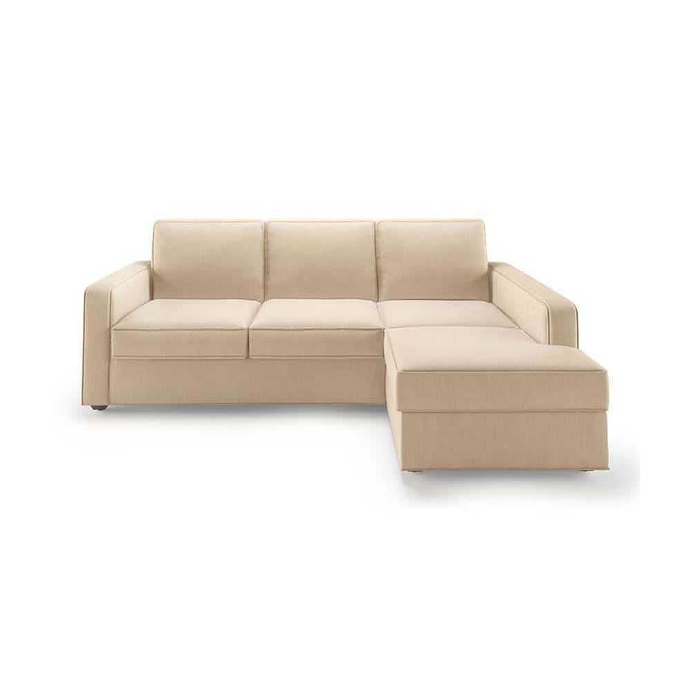 Apollo Sofa (Colour : Birch Beige, Cushion : Soft, Back Type : Regular, Seating Capacity : Right Aligned 2 Seater + Right Aligned Chaise) FNSF51APBB300R2RCHSR