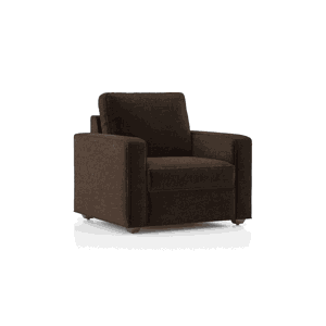 Apollo 1 Seater Fabric Sofa in Dark Earth Colour FNSF51APDA30001HAAAA