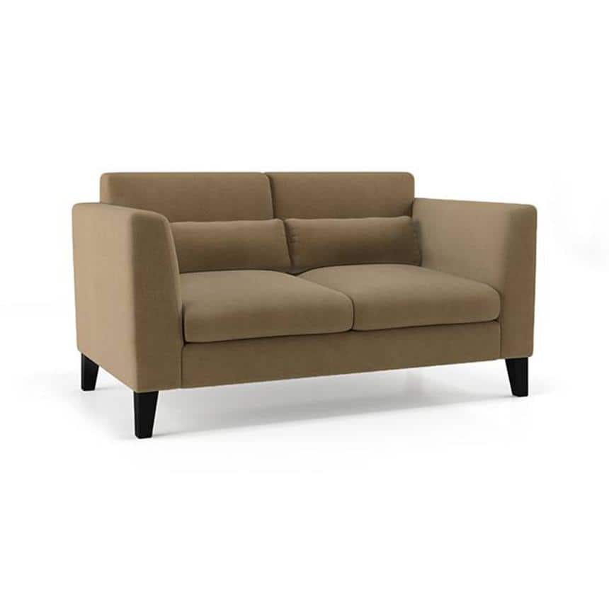 Lewis 2 Seater Fabric Sofa in Fawn Velvet Colour FNSF51LSTT30R02HAAAA