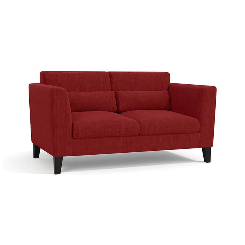 Lewis 2 Seater Fabric Sofa in Salsa Red Colour FNSF51LSSA30R02SAAAA