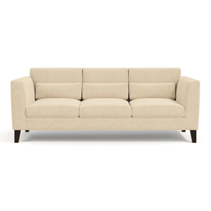 Lewis Sofa (Colour : Birch Beige, Cushion : Hard, Seater : 3+1+1) FNSF51LSBB30R0H00311