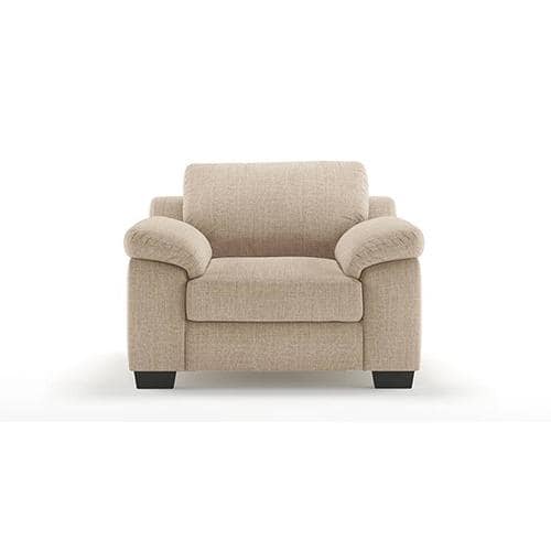 Esquel Essential 1 Seater Fabric Sofa in Pearl Colour FNSF51EQPL30001