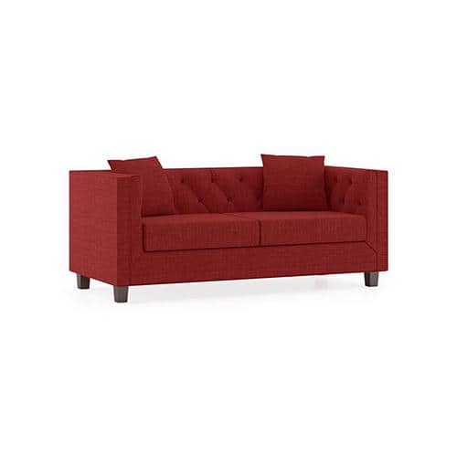 Windsor Sofa Set (Colour: Salsa Red, Seater: 2+1+1) FNSF51CFSA30211