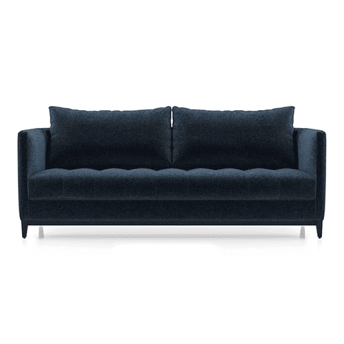 Florence Compact Sofa Set (Colour: Cobalt Blue, Seater: 3+1+1) FNSF51FLCO30311