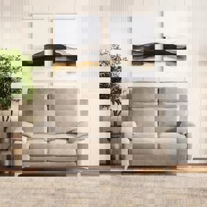 Emila 2 Seater Fabric Sofa In Fossil Weave Colour FNSF51ELFW130002