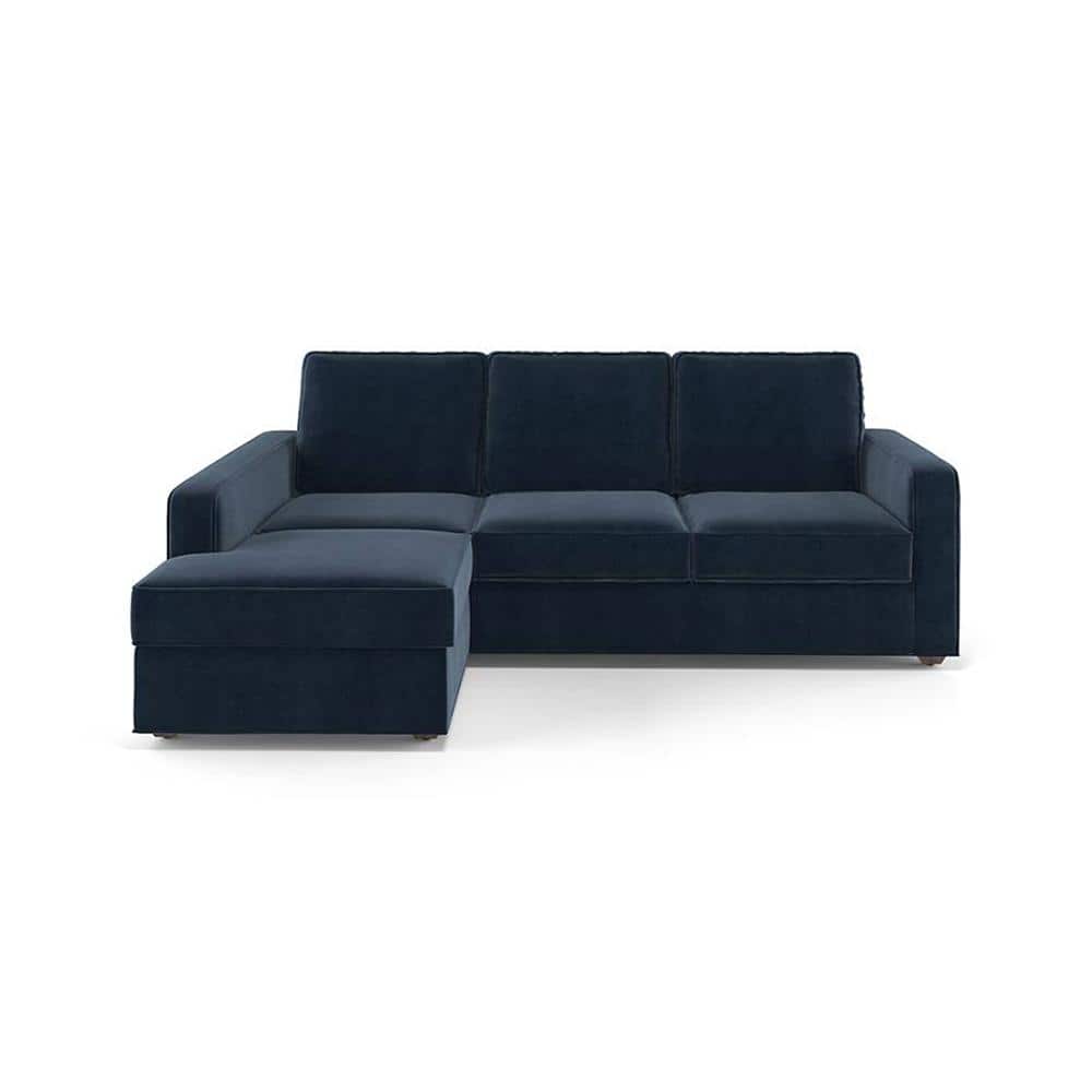 Apollo Compact Sofa (Colour : Salsa Red, Cushion : Hard, Back Type : High Back, Seating Capacity : Left Aligned 2 Seater + Left Aligned Chaise + Ottoman) FNSF51ACSA30TL2LCHHH