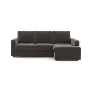 Apollo Compact Sofa (Colour : Smoke, Cushion : Soft, Back Type : Regular, Seating Capacity : Right Aligned 2 Seater + Right Aligned Chaise) FNSF51ACSM300R2RCHSR