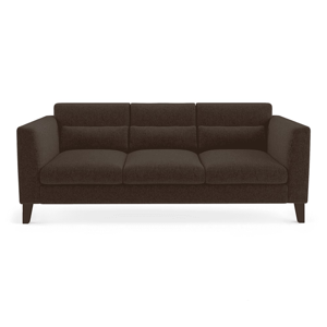 Lewis Sofa (Colour : Mocha, Cushion : Soft, Seater : 3+1+1) FNSF51LSMC30R0S00311