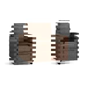 Apollo 1 Seater Fabric Sofa in Mocha Colour FNSF51APMC30001HAAAA