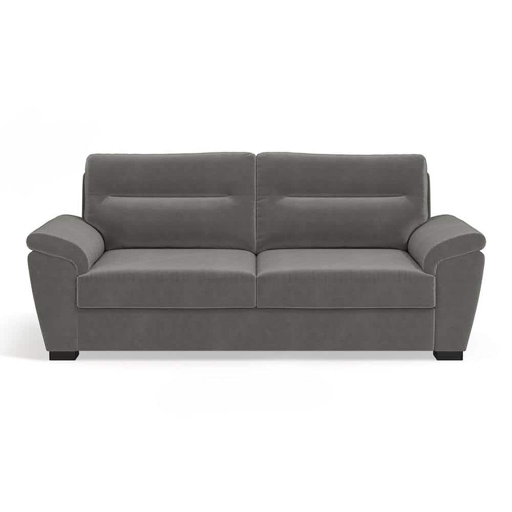 Adelaide Sofa Set (Colour : Ash Grey Velvet , Seater : 3+2+1) FNSF51ABAG30321