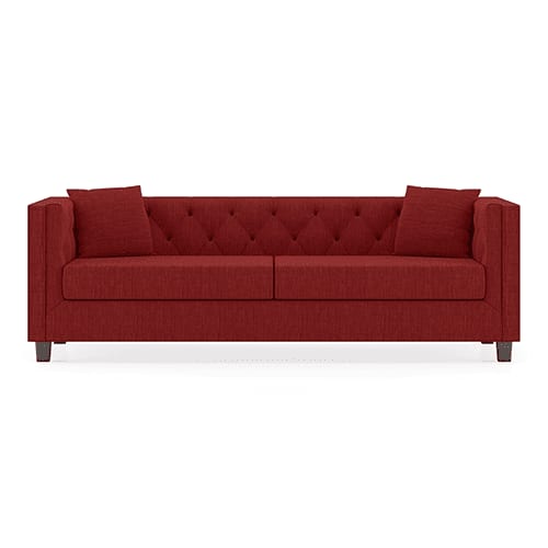 Windsor Sofa Set (Colour: Salsa Red, Seater: 3+1+1) FNSF51CFSA30311