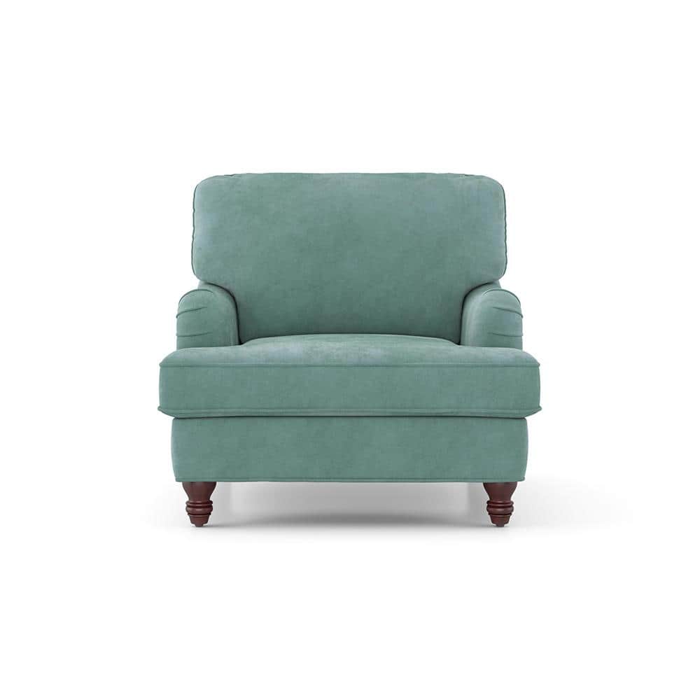 Ophelia 1 Seater Fabric Sofa (Dusty Turquoise Velvet) FNSF51OPDTA128930001