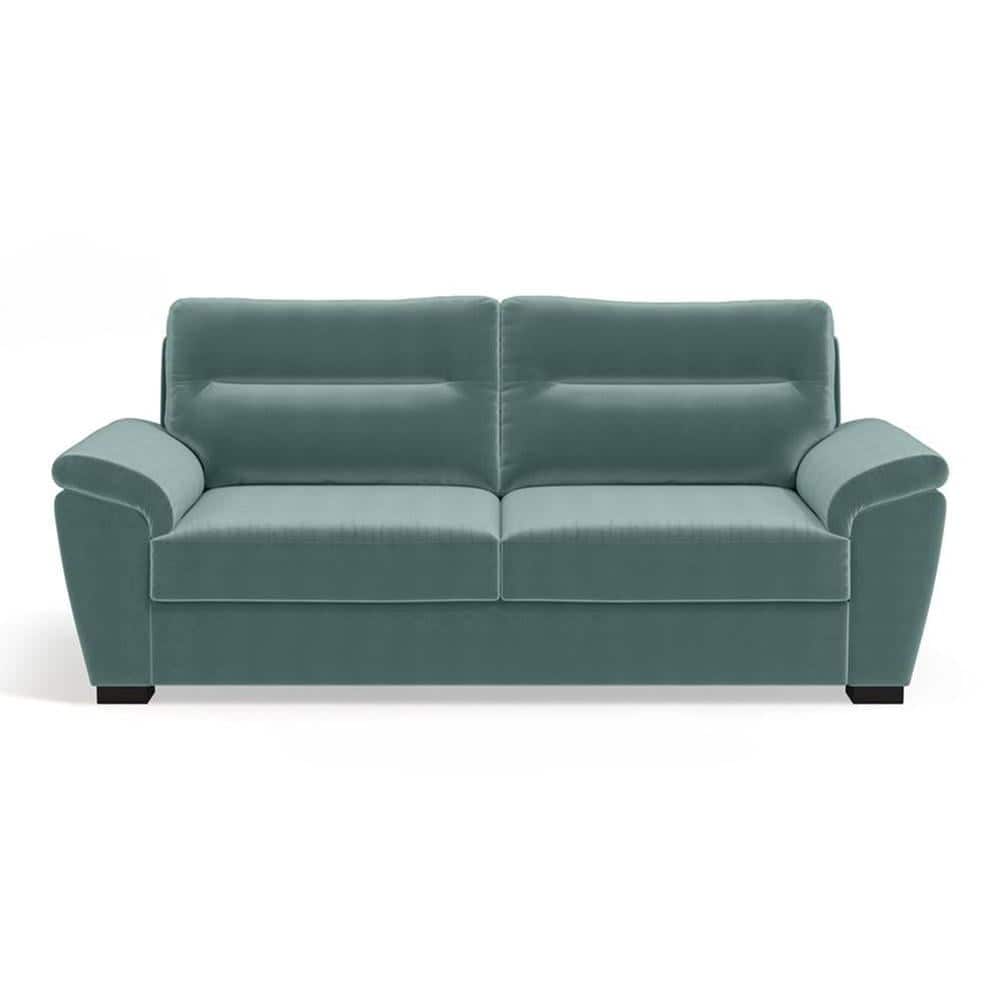 Adelaide Sofa Set (Colour : Dusty Turquoise Velvet , Seater : 3+2+1) FNSF51ABDT30321
