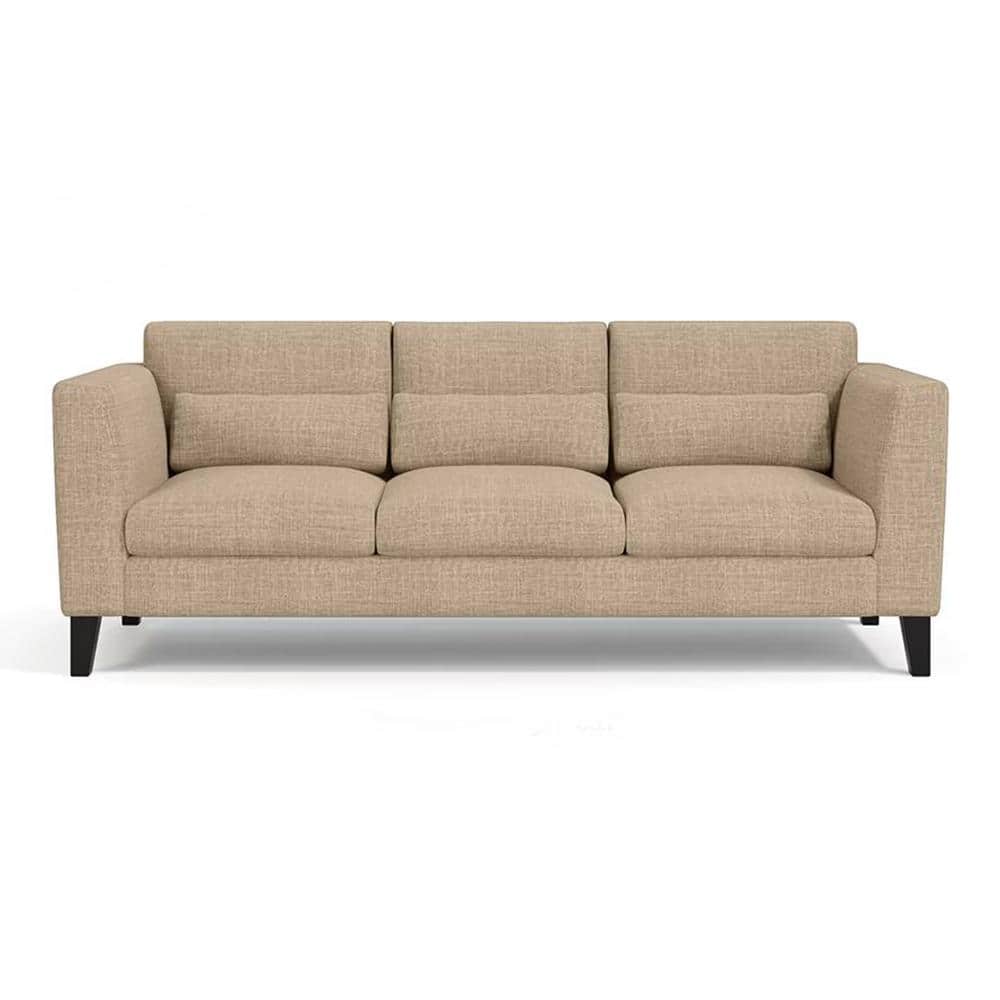 Lewis Sofa (Colour : Sandshell Beige, Cushion : Soft, Seater : 3+1+1) FNSF51LSSN30R0S00311