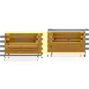 Rubik Essential 3 Seater Fabric Sofa In Ochre FNSF51KNOE30003